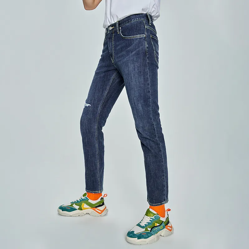 Lee Xline Jeans Men Medium Dark Blue-6