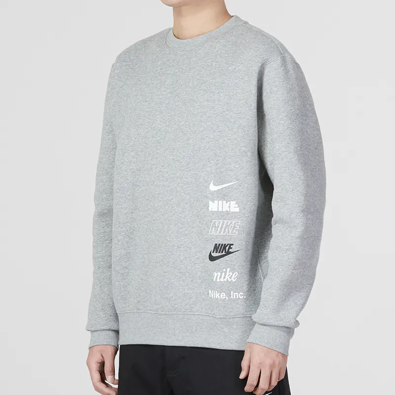 Nike Sweatshirts Men Gray-2