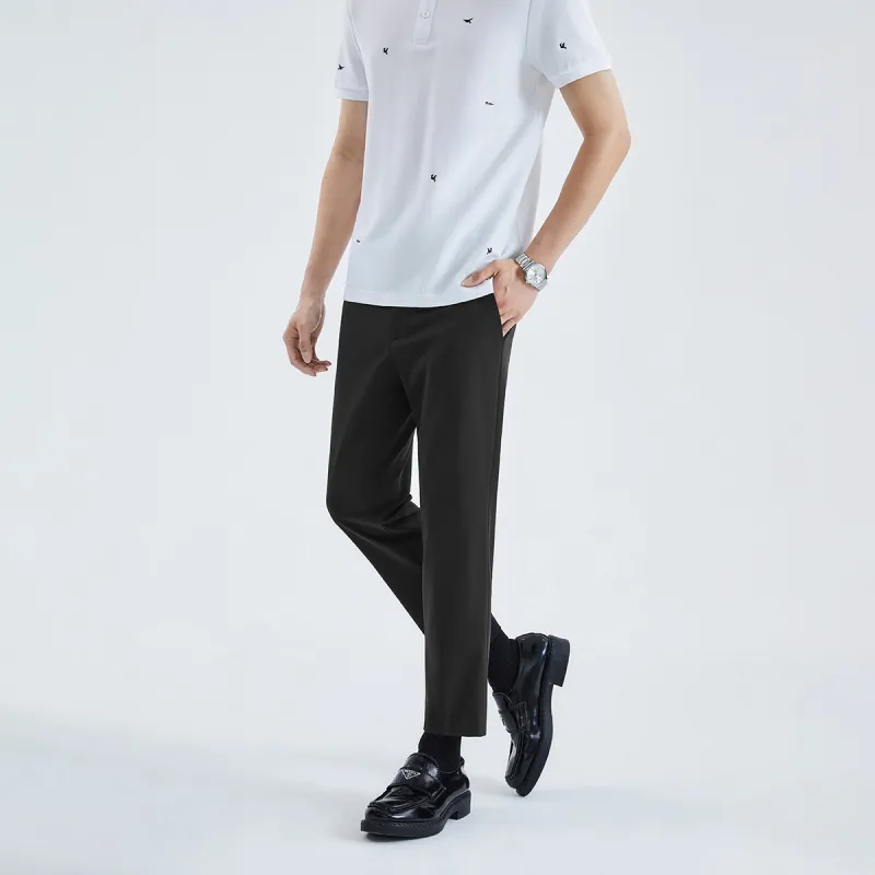 PEACEBIRD MEN Suit Trousers Unisex Black-3