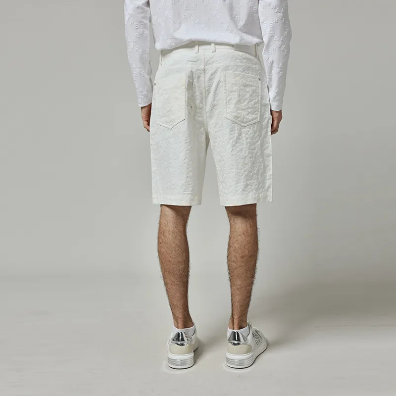RARE Casual Shorts Men White-4