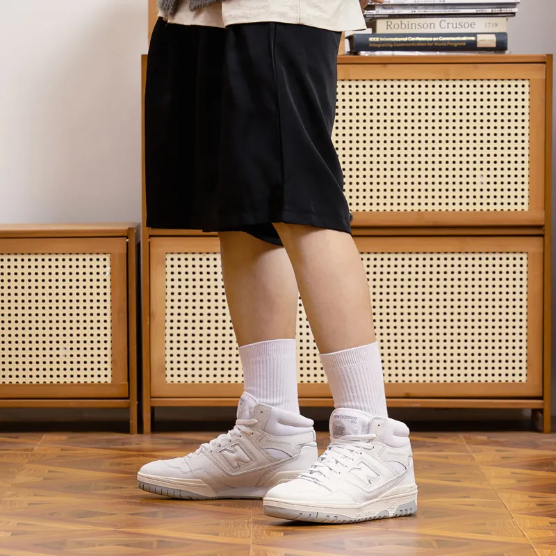 New Balance 650 'Triple White' Sneakers-8