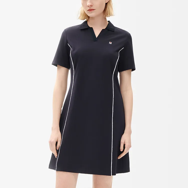 FILA Short Sleeved Dress Women's Legend Blue-3