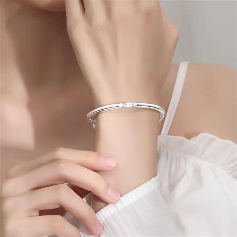 PIARA S999 Fine Silver Bangles Women's-1