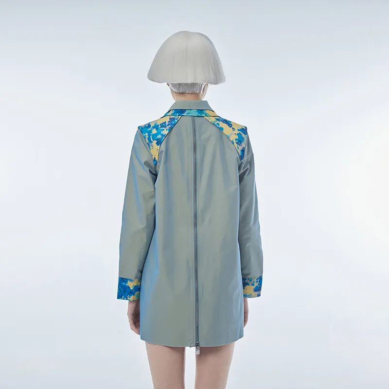 D. MARTINA QUEEN Jackets Women's Peacock Blue-2