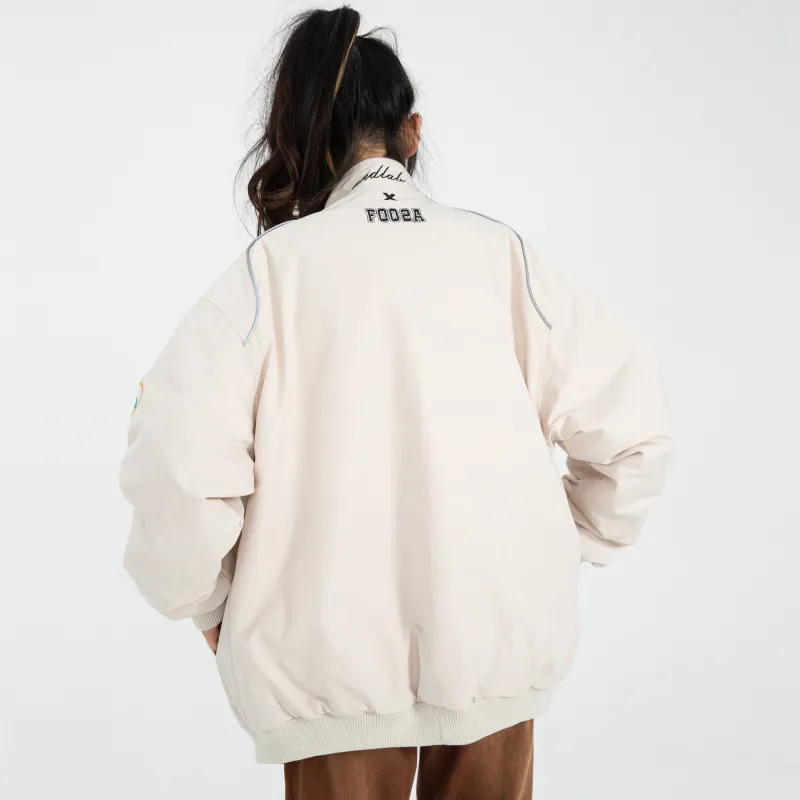 ALL NIGHT DAYS Stand Collar Loose Fit Puffer Jacket Unisex-12