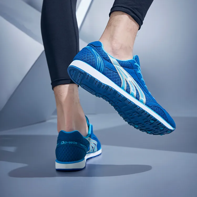 DO WIN Durable Breathable Low Top Running Shoes Unisex Blue-8