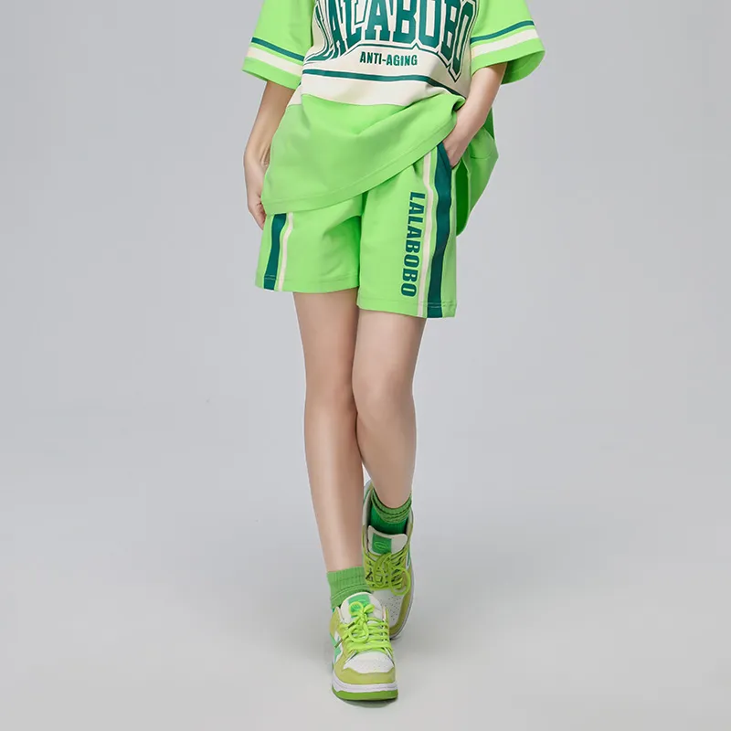 LALABOBO SS23 Casual Shorts Women's Green-4