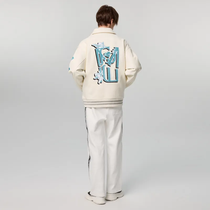YLDP Baseball Jerseys Unisex White-5