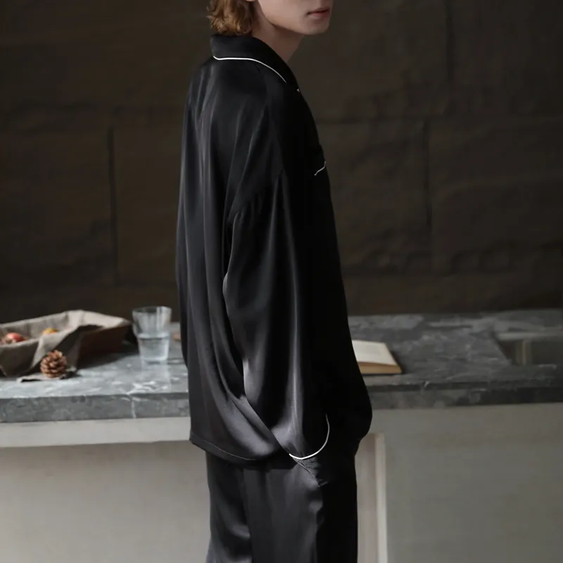 Same Language Men Pajama Sets-3