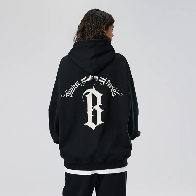 BONELESS Loose Casual Unisex Sweatshirt-2