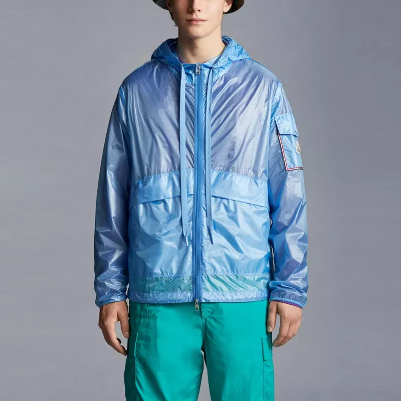 Moncler SS22 Sun Protection Clothing Men's Blue-3