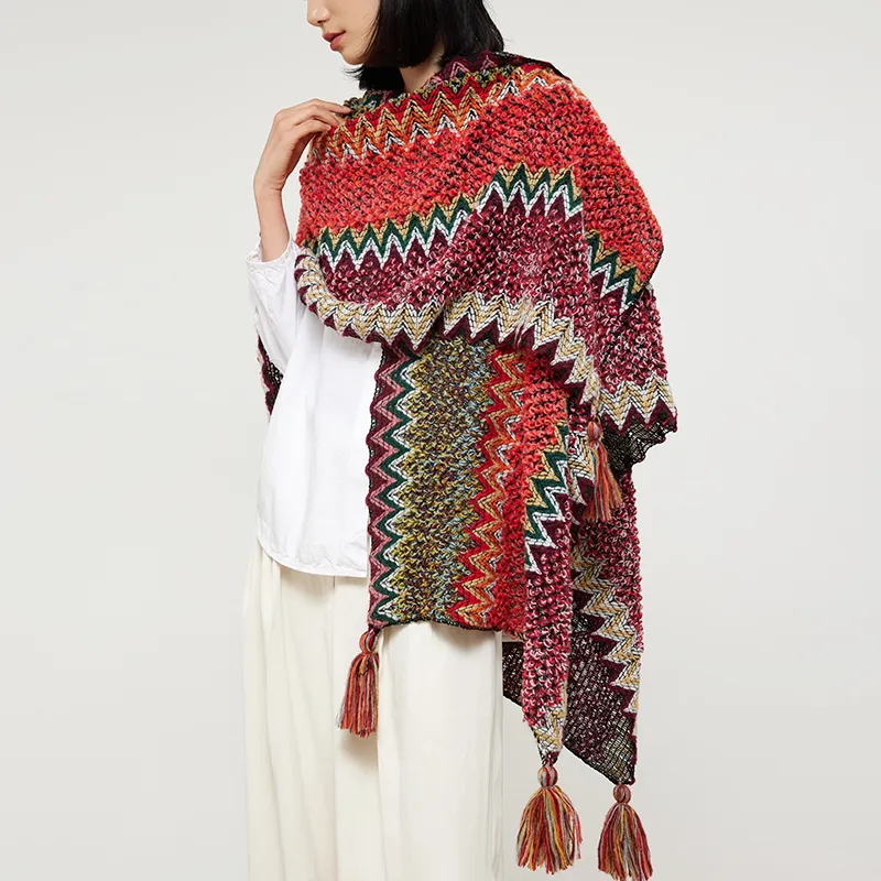NAME.S Shawls Women's Multicolor Box+Shopping Bag-10