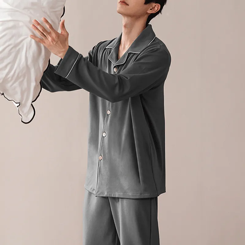 Xiang Ning Pai Men Pajama Sets-5