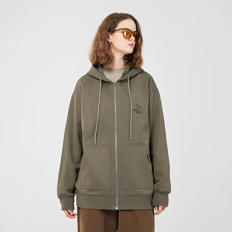 LAMLICKA Sweatshirts Unisex Brown-2