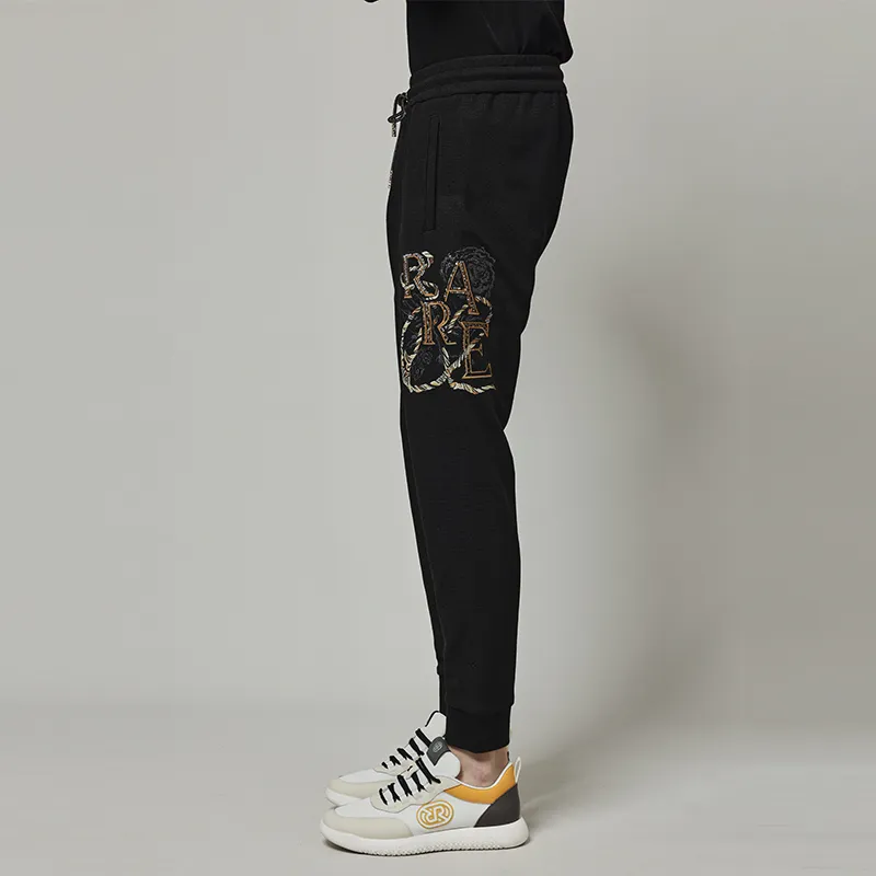 RARE Casual Pants Men Black-5