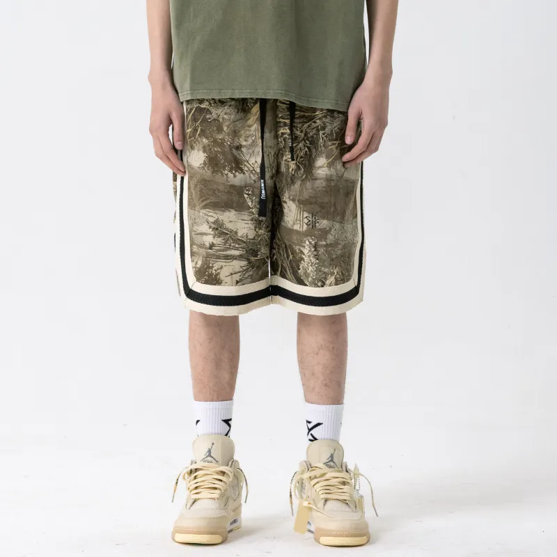XINYINSU Casual Shorts Unisex Khaki-6