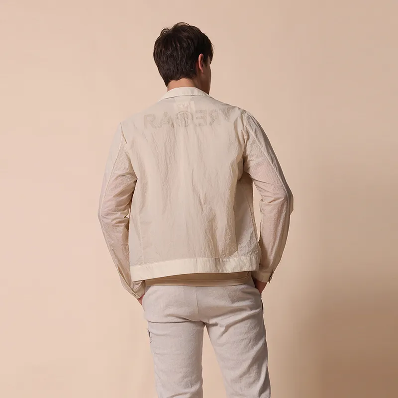 RARE SS22 Fitted Thin Jacket Men's Khaki-2