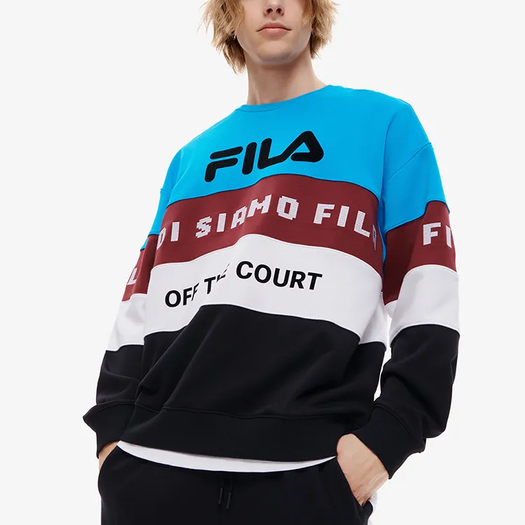 FILA FUSION Sweatshirts Men Pure Blue-3