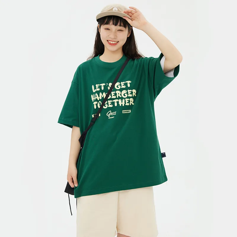 NewJnxs Drop Shoulder Sleeve T-Shirt Unisex-7