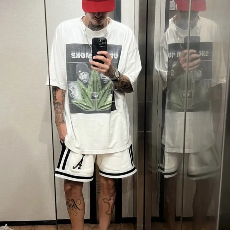 Askyurself Casual Shorts Unisex White-2
