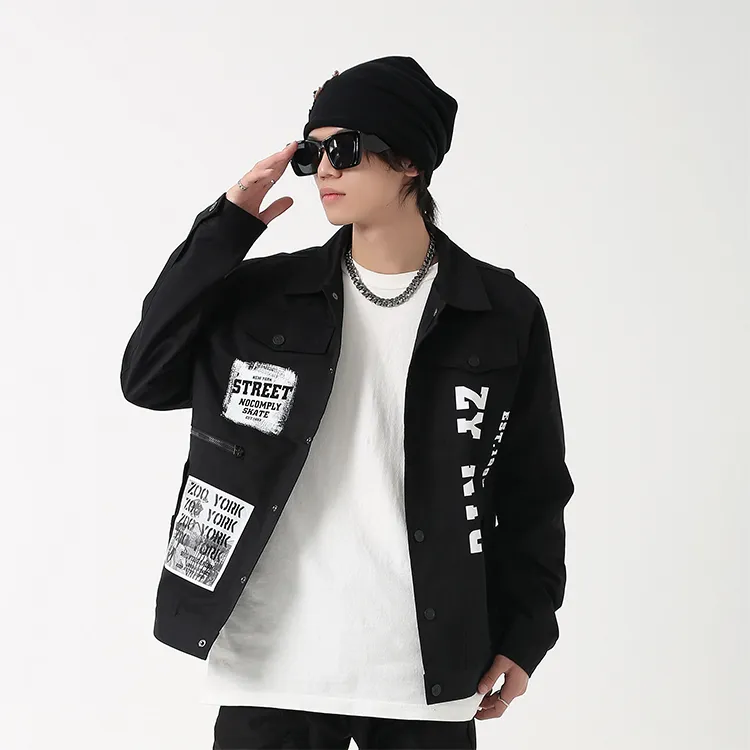 Zoo York Loose Fit Jacket Unisex Black-2