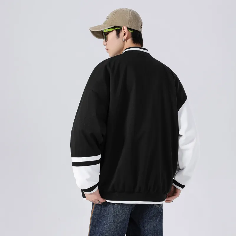 SIDEEFFECT Baseball Jacket Spring And Autumn Unisex-4