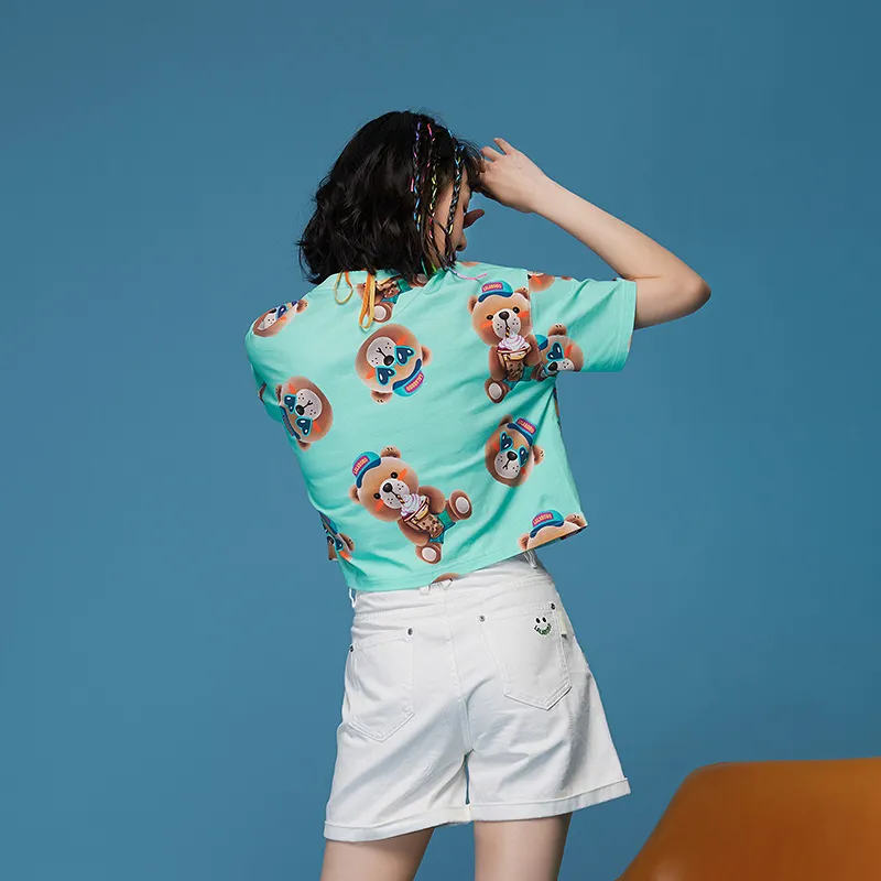 LALABOBO Straight T-Shirt Women's-5