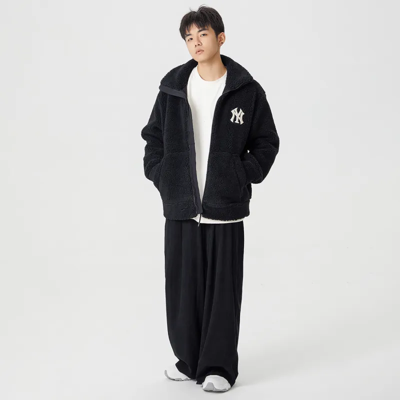 MLB Velvet Jackets Unisex Black-4