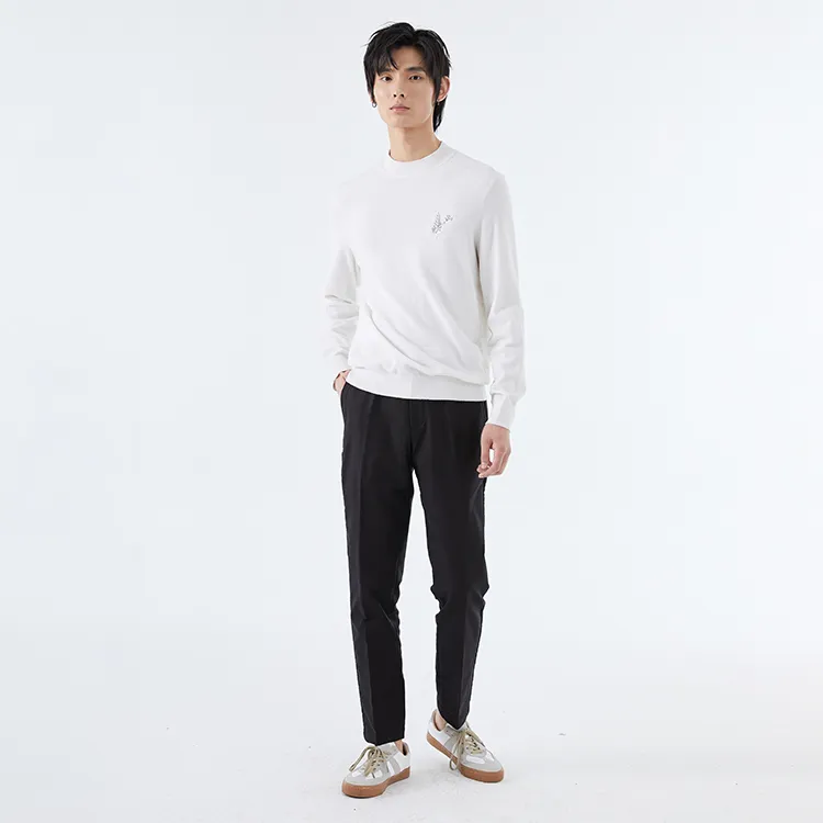 LIU·JO UOMO Straight Casual Pants Men's Black-3