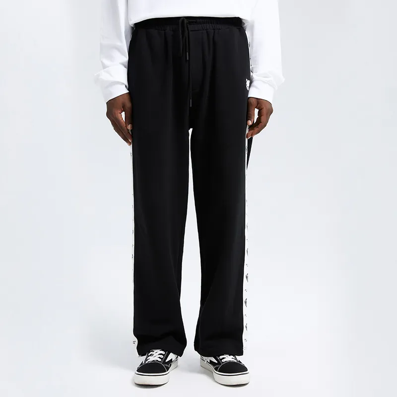 Wild Child Club Knitted Sweatpants Unisex Black-3