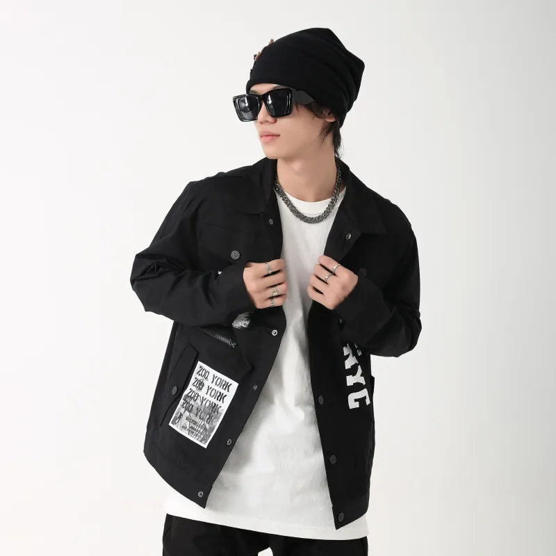 Zoo York Loose Fit Jacket Unisex Black-3