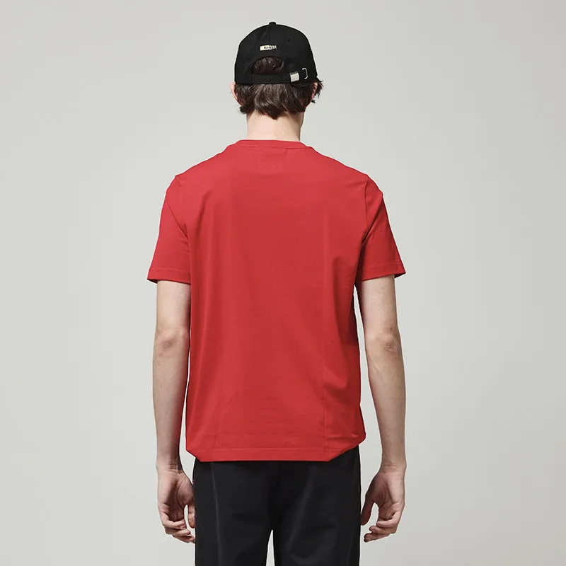 RARE Short Sleeved T Shirts Men's Red-5