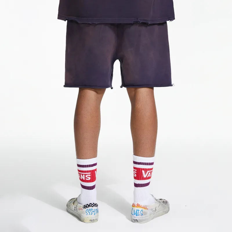 SSSAINT LOUIS Casual Shorts Unisex Purple-4