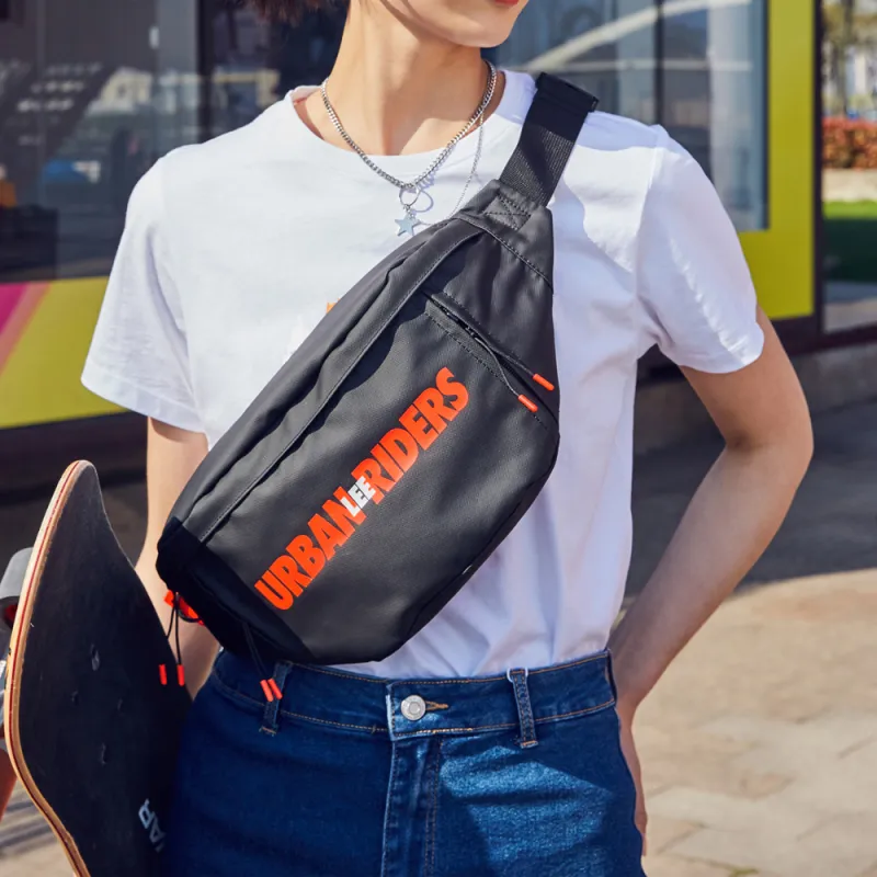 Lee Polyester Shoulder Bag, Crossbody Bag, Sling Bag, Fanny Pack Regular Unisex Black-6