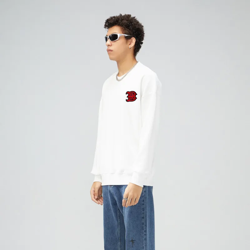 BRNR Crew Neck Loose Fit Sweatshirt Spring Fall Unisex-4