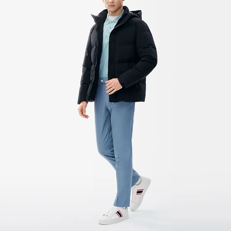 FILA Down Jackets Men Jet Black-2