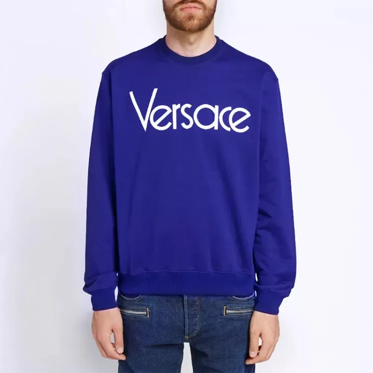 VERSACE SS22 Sweatshirt Men's Blue-1