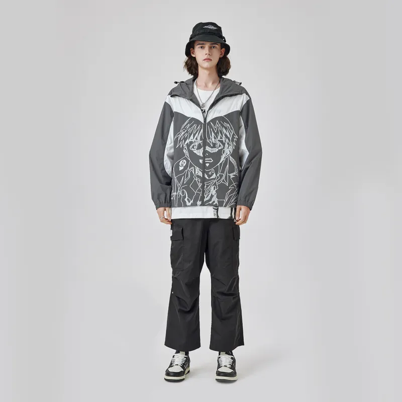 Guuka Trench Coats Men Gray-2