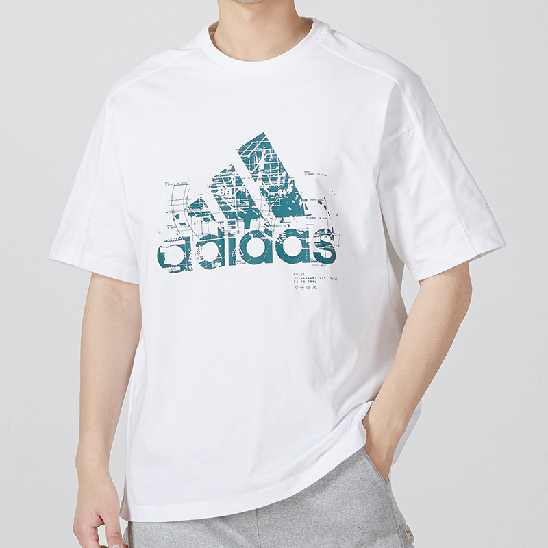 Adidas T-Shirts Men White XL - POIZON
