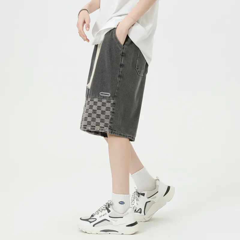 FAIRWHALE Denim Shorts Unisex-20