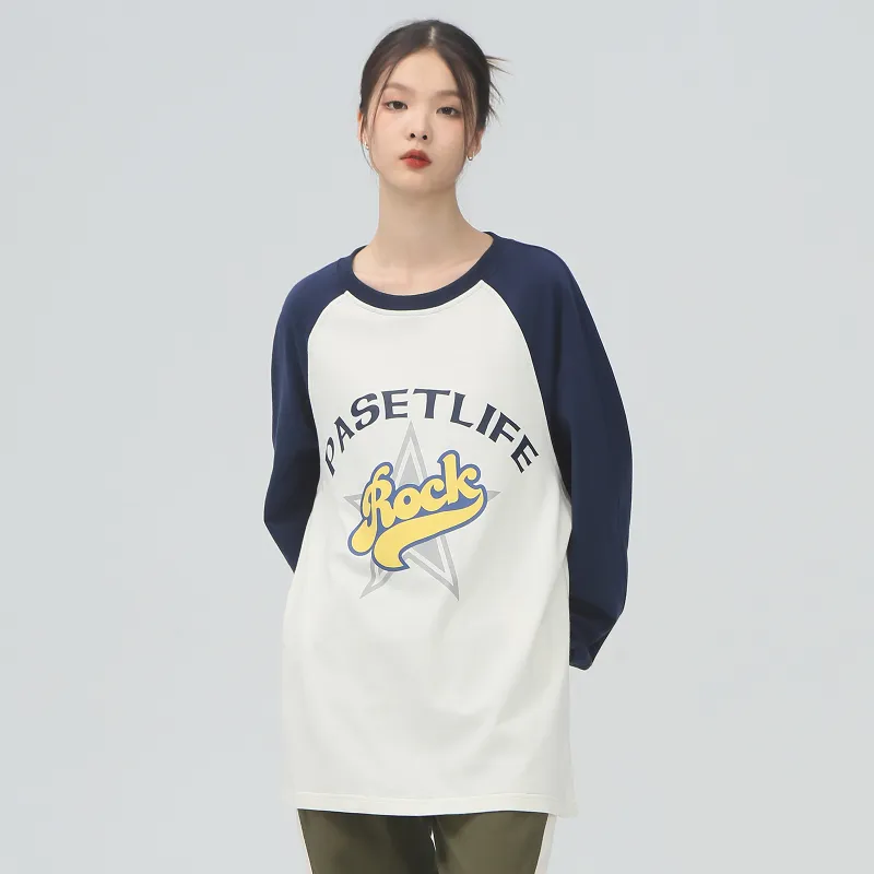 PASET Straight Long Sleeved T Shirt Unisex-2