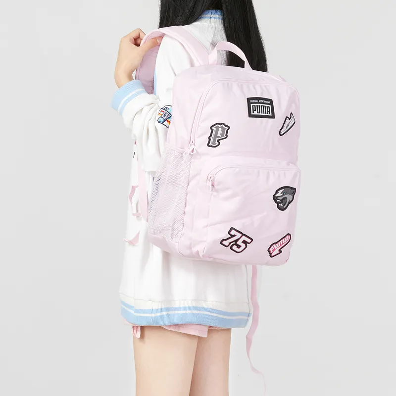 PUMA Fabric Travel Backpack Regular Unisex Light Pink-4