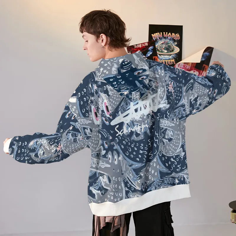 SANSYAS Sweatshirts Unisex Blue-7