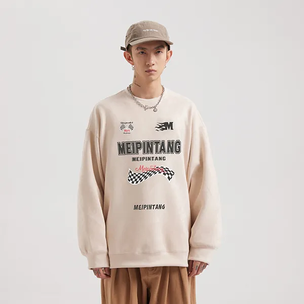 MEIPIN TANG Crew Neck Loose Fit Sweatshirt Unisex-21