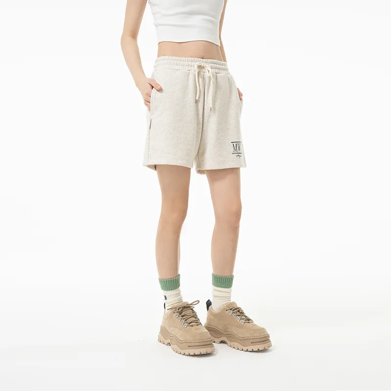 MostwantedLab Casual Shorts Unisex Light Heather Gray-10