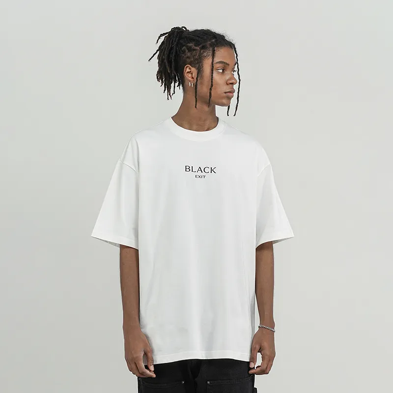 BLACK OF EXIT T Shirts Men-4