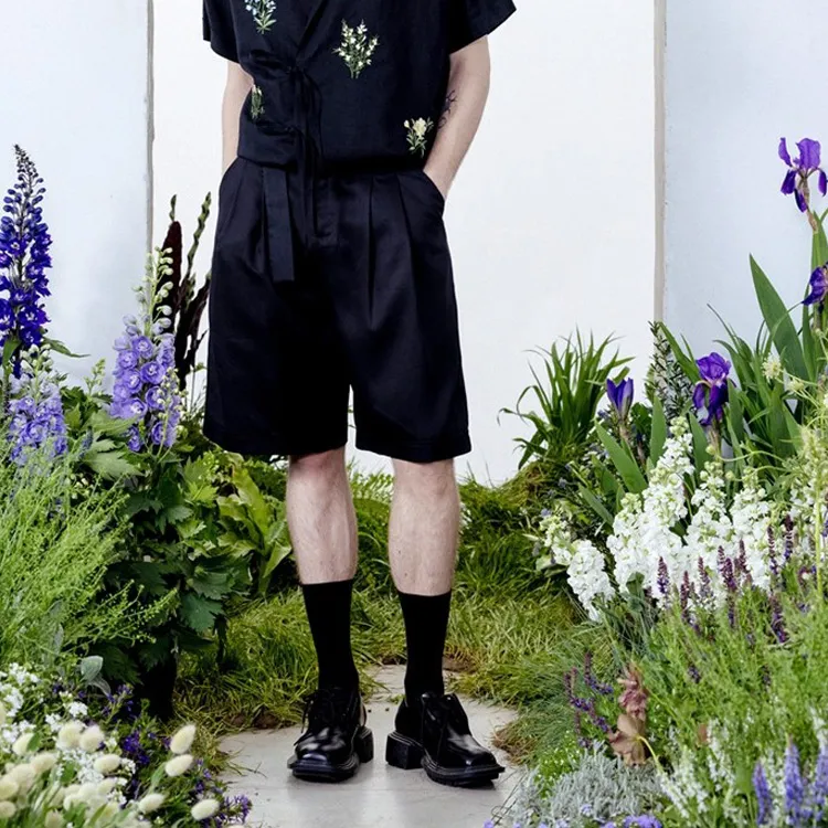 VALLEYOUTH Casual Shorts Men's Black-5
