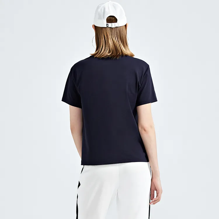 Kappa T Shirt Women's Deep Sea Blue-2