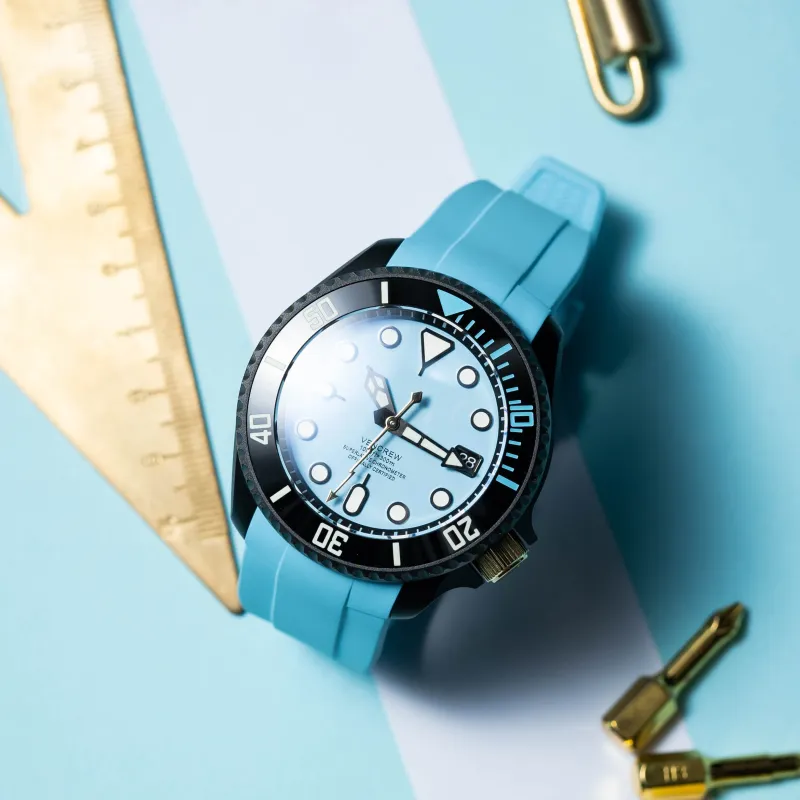 VENCREW Carolina Automatic Mechanical Movement Watch Unisex Blue Dial VENCREW-ZTK8-1