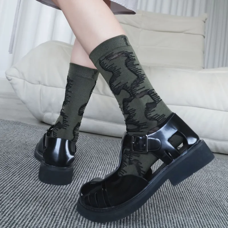 TOOCI Unisex Knee high Socks-3